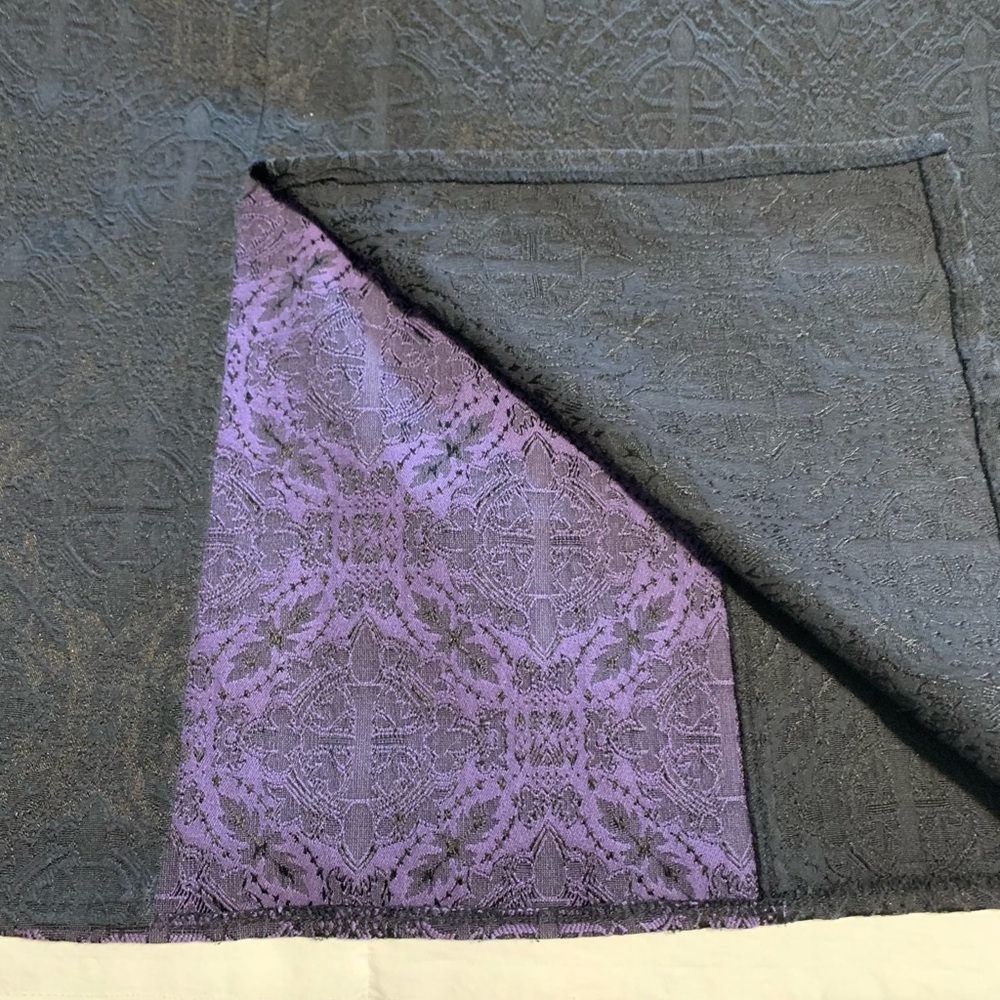 Morbid Threads Purple and Black Maxi Skirt. Size M - Picture 6 of 9